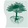 Tree with roots and heart